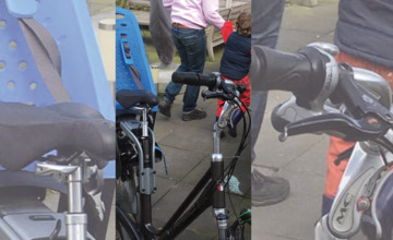 GroenLinks'er viert verkiezingsavond, en thuis jatten ze haar fiets