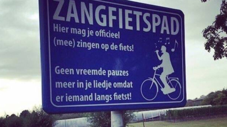 Voor het zingen het fietspad af, voorlopig dan