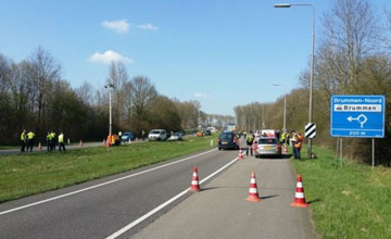 Bekeuringen en veel blaastesten tijdens verkeerscontrole N348