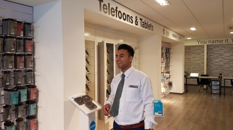 The Smarthphone verkoopt telefoonhoesjes voor Giro 555