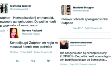 Nep-accounts verspreiden actief Hoax-nieuws over Zutphen