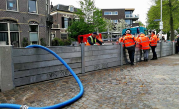 Nieuwe schotten moeten Zutphen veilig houden bij hoog water