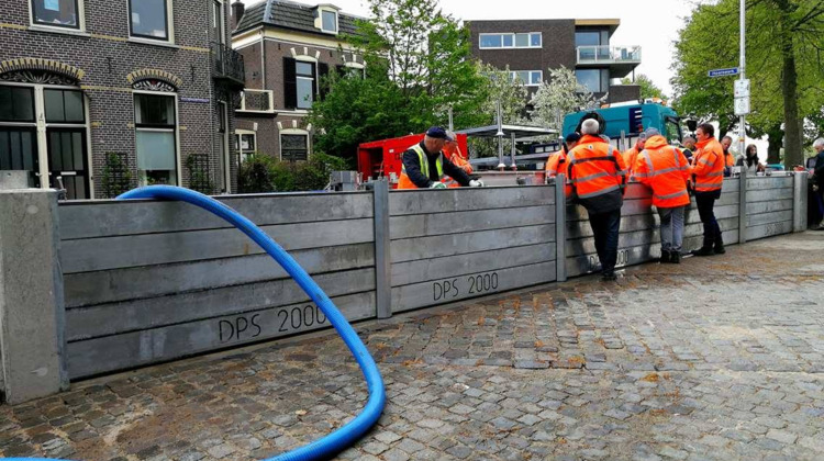 Nieuwe schotten moeten Zutphen veilig houden bij hoog water