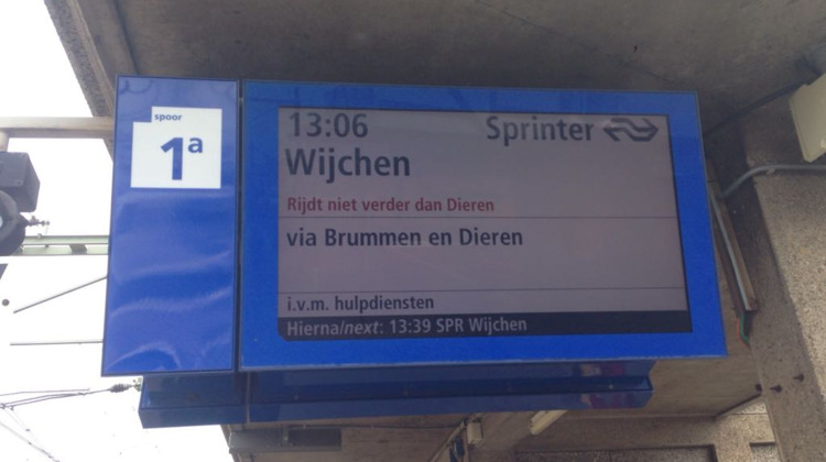 Treinverkeer van en naar Arnhem lag uren plat door gijzelingsactie