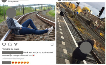 Een selfie op het spoor? 'Doe het niet!'