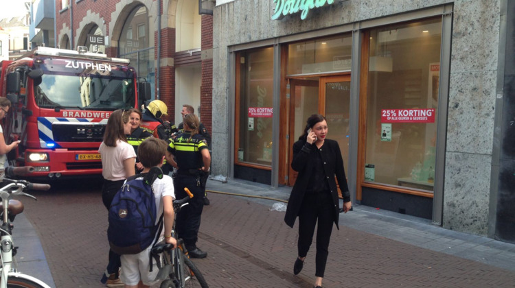 Brand in Zutphense binnenstad blijkt rookgenerator