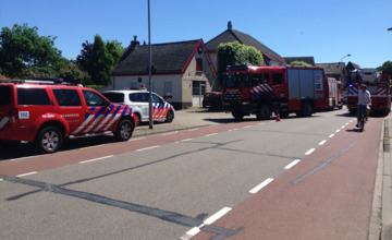 Brandweer rukt groot uit voor brandende plantjes