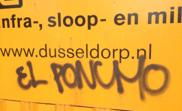 Graffitispuiter 'El Poncho' slaat toe in Zutphen