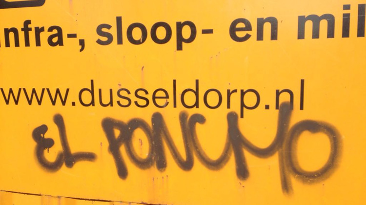 Graffitispuiter 'El Poncho' slaat toe in Zutphen