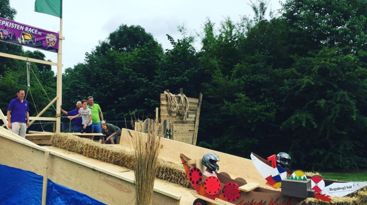 Oldskool racen met zeepkisten in Zutphen