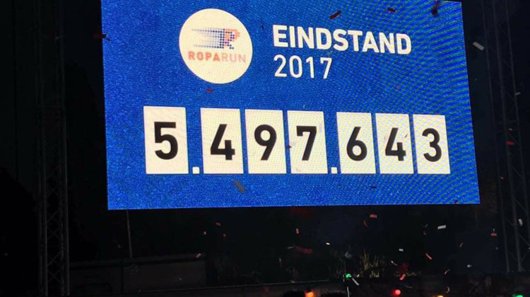 Roparun 2017 levert bijna 5,5 miljoen euro op