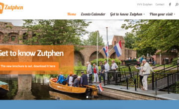 'Wilkommen in Zutphen' of 'Welcome in Zutphen'; InZutphen.nl vertaald naar Duits en Engels