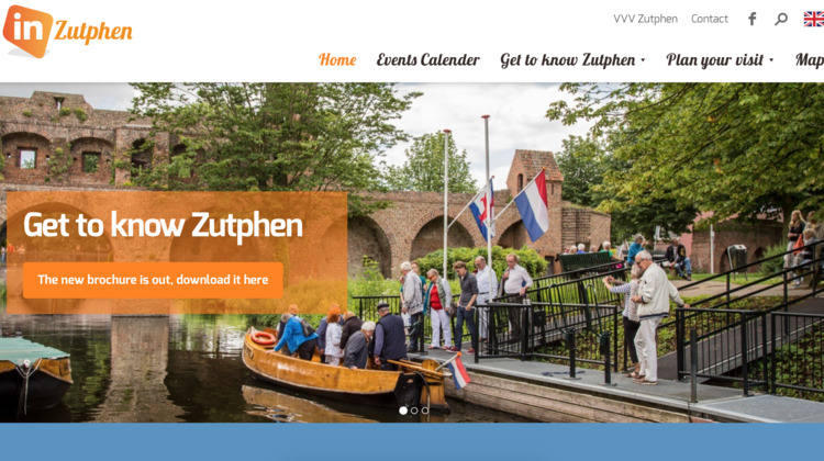 'Wilkommen in Zutphen' of 'Welcome in Zutphen'; InZutphen.nl vertaald naar Duits en Engels
