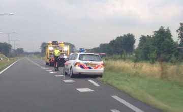 Eenzijdig ongeval Nieuwe IJsselbrug Zutphen