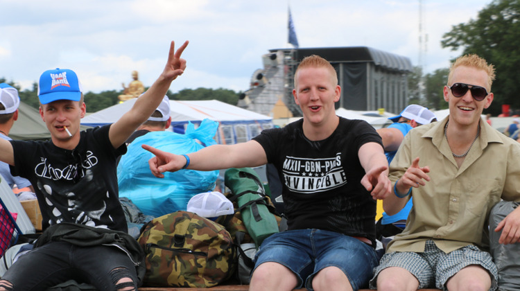 Gezelligheid op de Zwarte Cross camping 