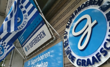 Bouw kantine De Graafschap tijdens seizoen