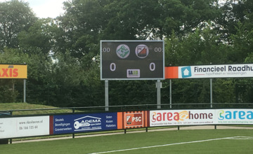 FC Zutphen moderniseert met LED-scherm