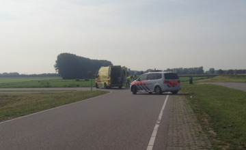 Fietser afgevoerd met letsel na ongeval