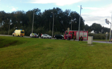 Auto's knallen op elkaar op N348 in Zutphen