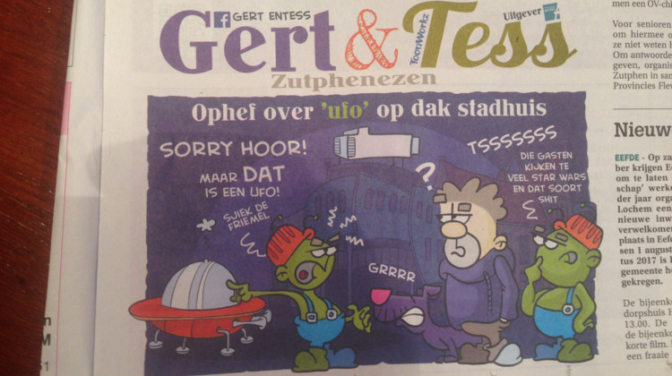 Geen jaaroverzicht met Zutphense cartoons dit jaar