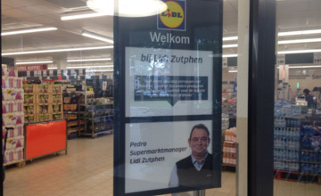Langzaam gaat het wat beter bij de Lidl in Zutphen