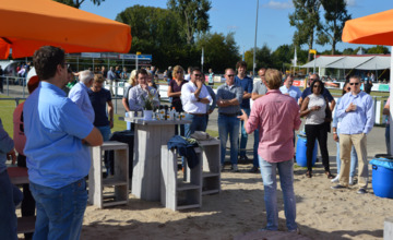 Sponsoren bezoeken KVZ en BeachCenter Zutphen