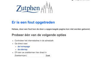Zutphen(.nl) is stuk