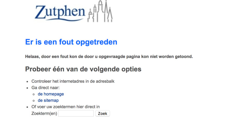 Zutphen(.nl) is stuk