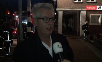Brandweer over brand in Zutphense kapsalon