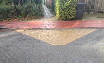 Wat doen die driehoeken in de Warnsveldse straten? 