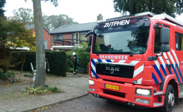 Brandweer rukt uit voor keukenbrand