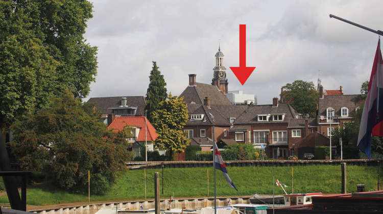 Illegale kast op Zutphens stadhuis wordt waarschijnlijk aangepast
