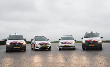 Bekijk hier de nieuwe auto's van de politie