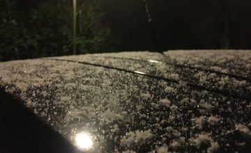 Eerste sneeuw is gevallen! Wel opletten op de weg