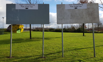 Het wildplakken in Zutphen is begonnen