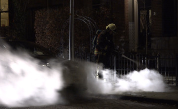 Brandweer rukt groot uit voor brand in ketel
