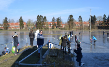 Het schaatsplezier is weer voorbij