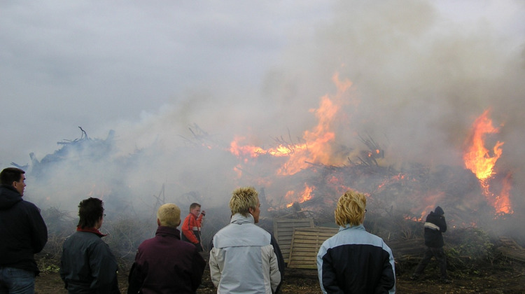 In de Randstad hebben ze last van onze paasvuren