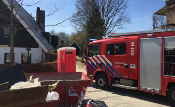Brand op dak na werkzaamheden