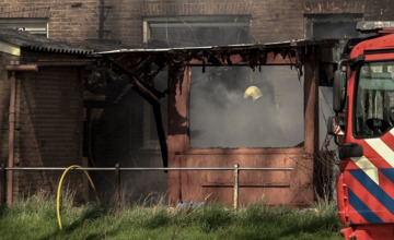 Brand in sloopwoning op de Mars